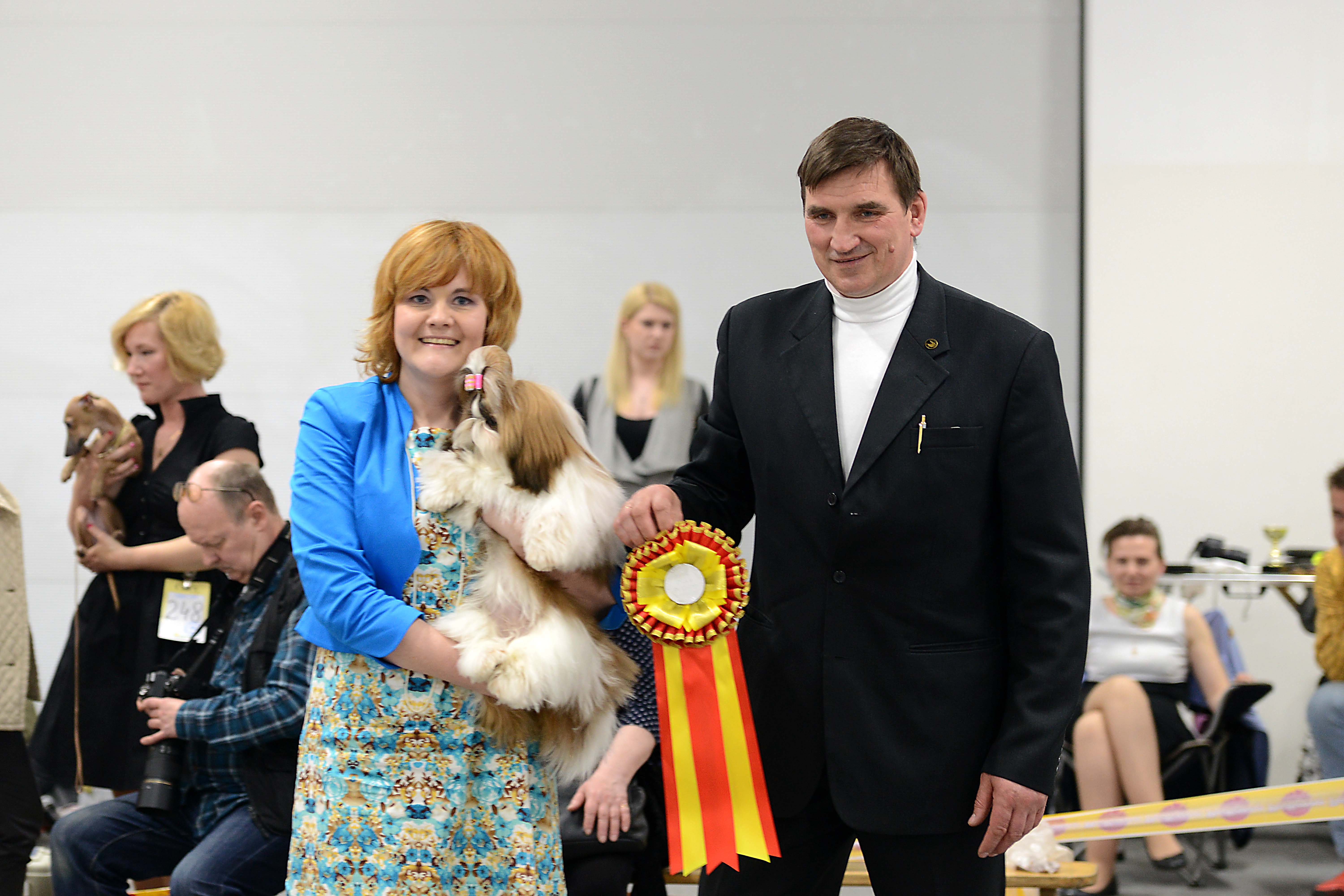 Национальная выставка собак всех пород "Олимп" (Москва), 2 мая 2015, Сказка Имандры Краса Девица (Каси) - Лучший щенок выставки. 